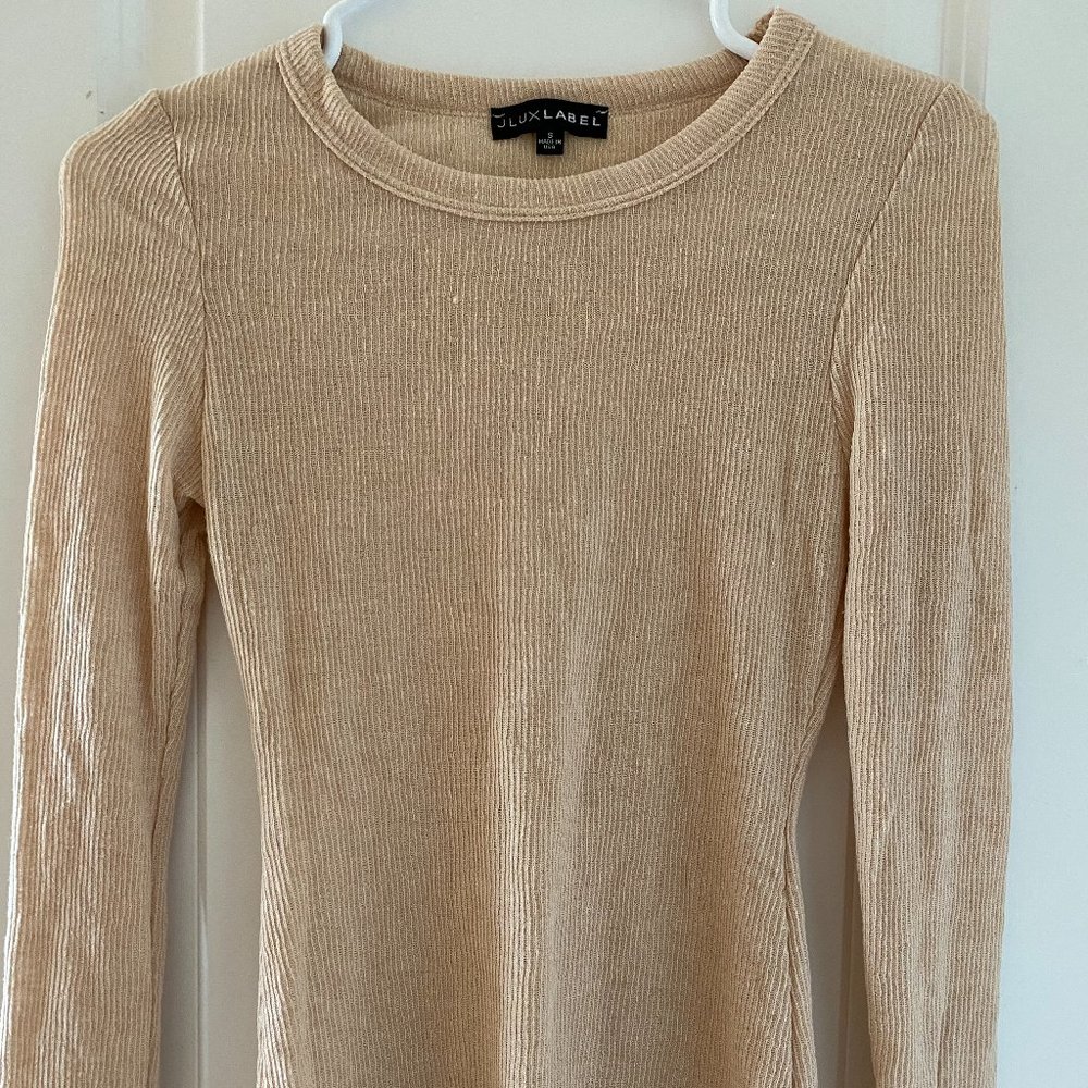 JLUXLABEL Ribbed Long Sleeve